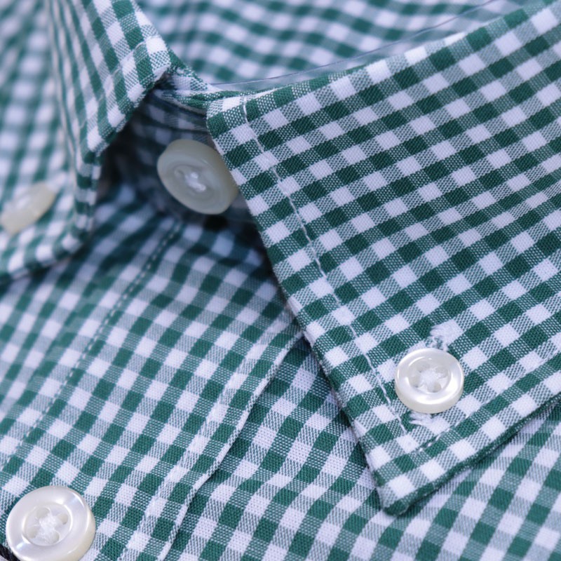 camisa verde de cuadros